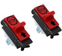 Hippotech Pack de 2 interrupteurs marche/arrêt pour tronçonneuse Husqvarna 40/41/42/45/50/51/55/61/66/162