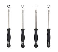 Hippotech Pack de 4 outils de réglage de carburateur moteur 2 temps Remplacement pour Husqvarna Craftsman Weedeater Splined PacMan Single D Double D 530035560 308535003