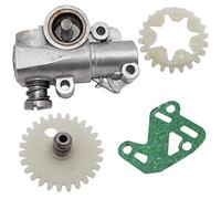 Hippotech Roue droite à engrenage à vis sans fin pour pompe à huile avec joints Fit STIHL MS380 MS381 038 038AV Super Magnum