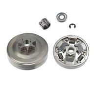 Hippotech Tambour d'embrayage et Embrayage à Pas de 3/8 "7 Dents pour tronçonneuse Stihl 024, MS240, 026, MS 260 Pro, MS261