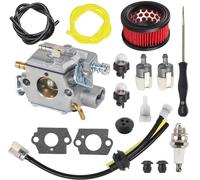 Hippotech WT-985 Carburateur pour ECHO CS-400 CS-370 CS-400F Compatible avec Shindaiwa 402s Tronçonneuses Remplace A021001921 A021001920 Carb avec Filtre à Air Filtre à Carburant Tournevis Kit