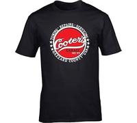 Hippowarehouse cooters Garage (Circle Design) Unisex Short Sleeve t-Shirt (Specific Size Guide in Description) Black Manches Courtes(Medium)