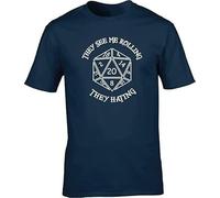 Hippowarehouse They See Me Rolling They Hating Unisex Short Sleeve t-Shirt (Specific Size Guide in Description) 2 Blue Manches Courtes(XX-Large)