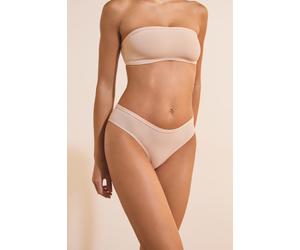 Hipster en coton biologique extensible - Coton 360 - XS - Lin - Femme - Etam