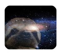 Hipster Paresseux Nebula Galaxy Space Universe Rectangle en Caoutchouc antidérapant Tapis de Souris Tapis de Souris de Jeu