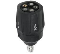 Hipzeepo 1/4 Pouce Connecteur Buse Multi-Jet à 5 Étapes Arroseur en Laiton Premium Réglable Lavage de Voiture, Jardinage et plus Caractéristiques Du Produit