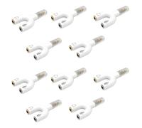 Hipzeepo 10pcs 3,5 mm Jack de Casque Splitter Audio Adaptateur U Type Microphone et Connecteur Pivotant 2 en 1 Audio B