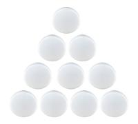 Hipzeepo 10PCS LED Plafonnier Encastré 9W Base GX53 Économe en Énergie Facile à Installer pour Armoires, Plafonds, Vitrines B