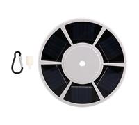 Hipzeepo 26LED Solar FLAGPOLE LUMIÈRE IP55 Lampe à Drapeau Solaire Imperméable S'Éclairage du Crépuscule à L'Aube