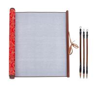 Hipzeepo 4 Pièces Ensemble D'Entraînement de Calligraphie Chinoise Sans Encre Réutilisable Écriture à L'Eau Chiffon Magique Parchemins Pinceaux D'Écriture de Calligraphie