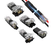 Hipzeepo 44pcs Connecteurs de de Fil pour les Voitures, Bateaux, VR, Home Cinémas, Systèmes D'Éclairage LED, pour Bandes Lumineuses LED Automobiles