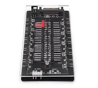 Hipzeepo 4pin PWM & 5V 3pin Argb Multi-Voies Splitter Hub Case Fan Hub Adapter Master Power 10Hub