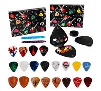 Hipzeepo Accessoires de Guitare Inclus : Calendrier de L' avec 24 Jours de Médiators de Guitare.