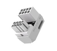 Hipzeepo Adaptateur de Coude à Angle Droit de Puissance 8 Broches PCIe 3.0 GPU Adaptateur de Puissance 180 Degrés pour Les Ordinateurs de Bureau C Graphique C