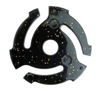 Hipzeepo Adaptateur de Disque Vinyle LP45 RPM pour Tourne-Disque Phonographe, Base de Conversion Audio pour Disque Vinyle Gramophone, Noir.