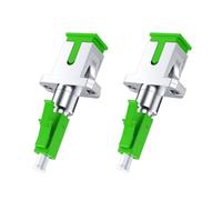 Hipzeepo Adaptateur de Fibre Optique 2PCS pour SC/pour Les Connecteurs de Fibre Masculine LC /