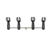 Hipzeepo Adaptateur de Filetage T-Bar pour Clip de Microphone 4 en 1, Support de Stéréo pour Interview, Discours, Chœur, Enregistrement en Studio et en Direct.