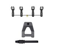 Hipzeepo Adaptateur de sur Trépied T-Bar à Filetage Stéréo 4 en 1 pour Microphone, Support de Sol pour Interview, Discours, Chœur et Studio.