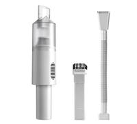 Hipzeepo Aspirateur de Voiture sans Fil Multi-Fonction 17000 Pa avec Batterie Rechargeable, Portable, à Forte Puissance D'Aspiration, Blanc.