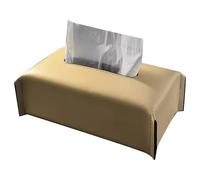 Hipzeepo Boîte à Mouchoirs en Cuir Synthétique pour Salon, Porte-Papier de Soie, Décoration de Table pour, Thé au Lait