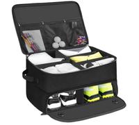 Hipzeepo Boîte de Rangement Automobile pour - Organisateur de Coffre de Golf avec Rangement de Chaussures, Accessoire de Multi-Compartiments