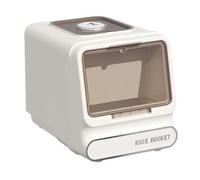 Hipzeepo Boîte de Rangement Hermétique pour Le Riz, Anti-Humidité et Anti-Insectes. Idéale pour L'Organisation de la Cuisine.