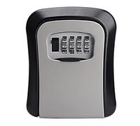 Hipzeepo Boîte de Rangement Secrète pour Clés de Bureau avec Verrouillage par Mot de Passe Numérique et Fixation Murale