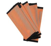 Hipzeepo Bottes de Mouche à Cheval Bottes de Mouche pour Les Leggins Réutilisables Minimise la Fatigue des Jambes Réduit Le Piétinement Orange