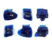 Hipzeepo Bouton de Commutation pour Scooter Moped GY6 50cc 125cc 150cc ATV Moped Scooter Moto Bouton de Gradateur Bleu
