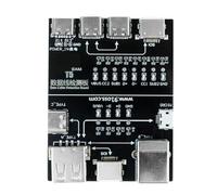 Hipzeepo Carte de Détection Universelle des Câbles de Données T5 pour iOS Android Type-C Micro USB, Testant Rapidement Les Câbles de Données Anormaux