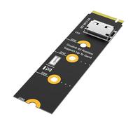 Hipzeepo Carte D'Extension Oculink EGPU Riser M. 2 NVMe vers NVMe Key M à Adaptateur SFF-8611/8612, Adaptateur PCI-E 4.0 X4 vers OcuLink SFF-8612 4i.
