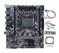 Hipzeepo Carte Mère X99 D4 avec Support M.2 NVME Gigabit Ethernet, 4X DDR4 RAM, LGA 2011-3, Chipset H81/B85, Carte Mère de Bureau X99H667.