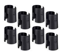 Hipzeepo Clips pour éTagèRe en Fil Clips de Verrouillage pour éTagèRe en Fil de 1 Pouce Clips de Verrouillage pour éTagèRe en Fil pour SystèMe de Rayonnage en Fil 100 Paquet