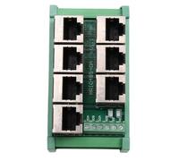 Hipzeepo Connecteur RJ45 Mâle/vers Connecteur RJ45 7 Broches, Bornier pour Adaptateur Réseau, Module de Dérivation pour Test de Câblage