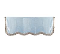 Hipzeepo Couverture de Piano Tissu en Velours Pratique Couverture Épreuve à Poussière ACCESSOIRES de PIANO DUSSION DU TISSON DU CISTON PRATIQUE Bleu