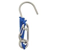 Hipzeepo Crochet de Récif pour Plongée sous-Marine 120 cm en Acier Inoxydable Spirale avec Un Crochet et Cordon de Plongée.