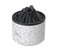 Hipzeepo Diffuseur D' Essentielle Volcano de 180 ML avec Humidificateur, Arôme de Flamme, Brume de Méduse, LED 7 Couleurs, Arrêt Automatique pour ou Le Bureau - Blanc