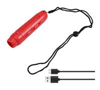 Hipzeepo Électronique pour Les Entraîneurs, Les Arbitres, Les Enseignants, Le Coup de Sifflet avec Une Longe, Le Sifflet Sportif pour Le Soccer de -Ball Rouge