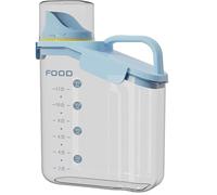 Hipzeepo Ensemble de Contenants Hermétiques Transparents pour le Stockage des Aliments, pour le Garde-Manger, L'Organisation de la Cuisine, pour Conserver les Aliments Secs avec Couvercles et Bec Vers