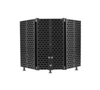 Hipzeepo Filtres Anti-Réflexion 3/5 Panneaux pour Microphones D'Enregistrement Studio Professionnels, Écran D'Isolation, Compatibles avec les Microphones à Condensateur, Trois Portes