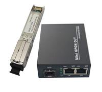 Hipzeepo GPON OLT Stick Mini 1 Port GPON 2X 1,25G Prend en Charge Jusqu'à 32 ONU Lien Montant Fibre Portable pour Applications FTTH