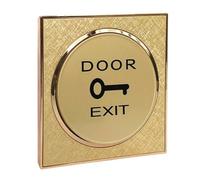 Hipzeepo Interrupteur de Libération Golden Door 10 Pièces pour Système de Contrôle D'Accès Bouton de Sortie de Porte