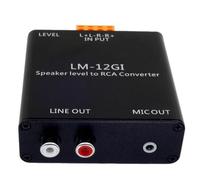 Hipzeepo Isolateur Audio Isolation de Terre Commune Audio Atténuateur Amplificateur de Puissance Élevé à Faible Niveau de Haut-Parleur à Sortie Ligne