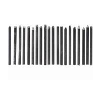 Hipzeepo Jewelry Metal Stamping Tools(0.2x0.23in), 20Pcs Metal Stamps Set, Professional Metal Design Stamps, Punch Stamp