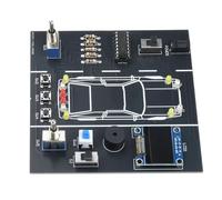 Hipzeepo Kit de Pratique de Soudure pour Étudiants Comprenant des Pièces DIY, Simulateur de Conduite de Voiture, Projet Électronique, Pratique de Soudure.