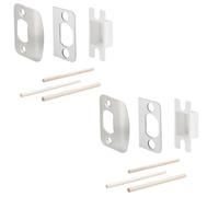 Hipzeepo Kit de Réparation de Loquet de Porte avec Entretoise et Cale pour Gâche de Serrure Standard, Outil de Restauration pour Réparer les Portes qui Ne Se Ferment Pas.