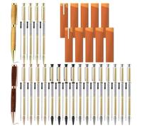 Hipzeepo Kit de Stylos de Tournage sur Bois, Ensemble de 10 pour Projets de Tournage au Tour - Comprend des Kits de Stylos Slimline de 7 Mm, des Fournitures de Forçage D'Artisanat de Bricolage A