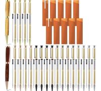 Hipzeepo Kit de Stylos de Tournage sur Bois, Ensemble de 10 pour Projets de Tournage au Tour - Comprend des Kits de Stylos Slimline de 7 Mm, des Fournitures de Forçage D'Artisanat de Bricolage B