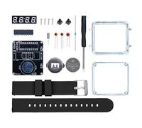 Hipzeepo Kit de Surveillance Électronique Bricolage LED DIGUR DIGITAL DIFFICATION DU PROJET de SOUDERING DIY CAS Transparent 3V Kit Électronique DIY 3V PLATÉE - Idéal pour L'Apprentissage et les Amate