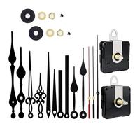 Hipzeepo Kit D'Horloges Silencieuses Quartz de Mouvement de l'horloge à Arbre Long Kit de Réparation D'Horloge